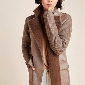 Anthropologie Piper Sweater Coat